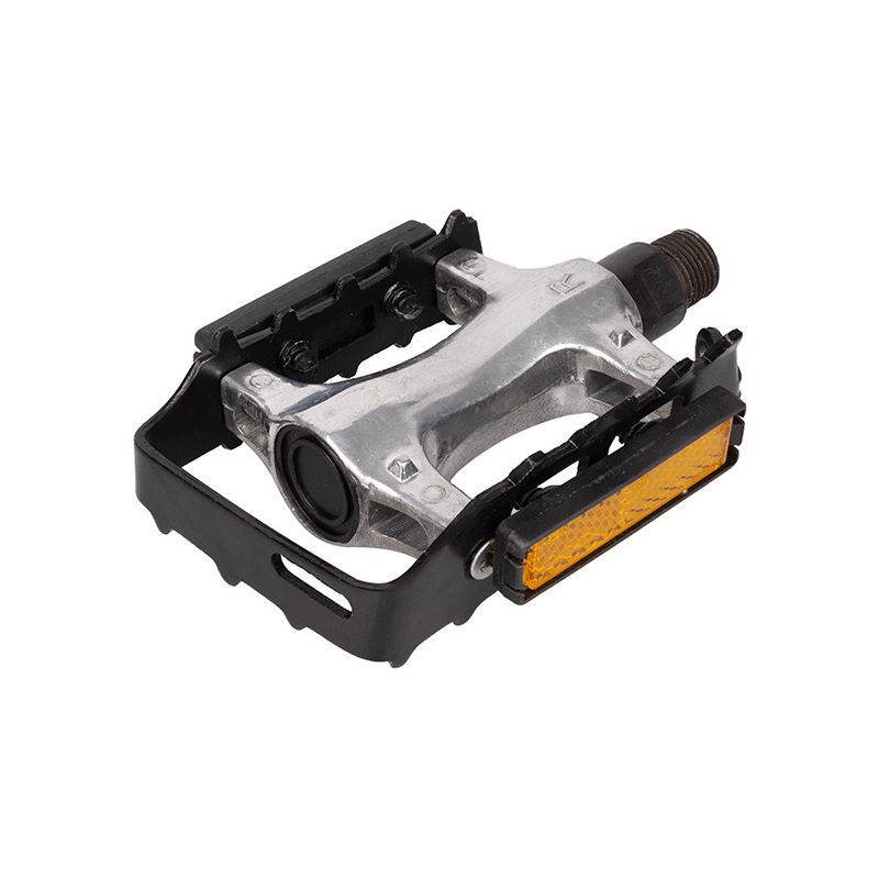 Oxf Pedały Mtb Srebrne,Alu,Oś 9/16,Odblaski