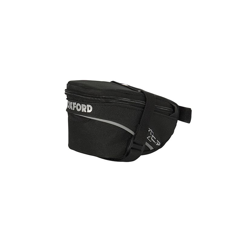 Oxf Torebka Podsiodłowa Czarna,Poj.0.7L,Zapi.na Rzepy