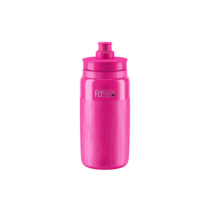 Elite Bidon Fly Tex Clear Pink Fluo 550 Ml