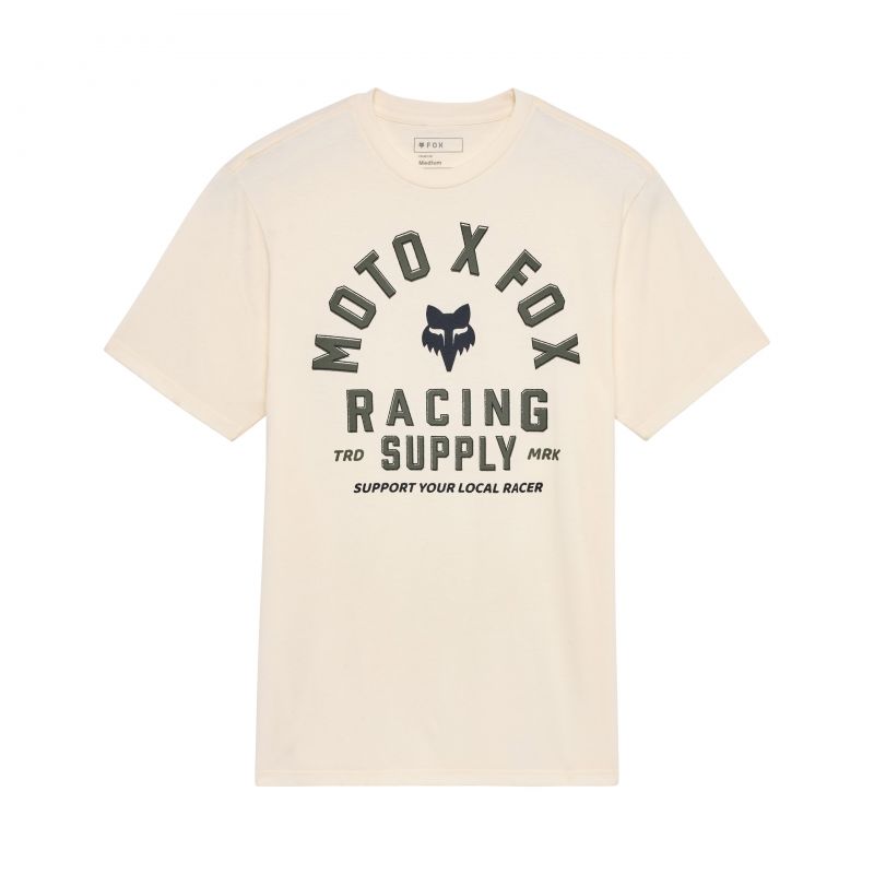 T-Shirt Fox Local Racer Prem Off White