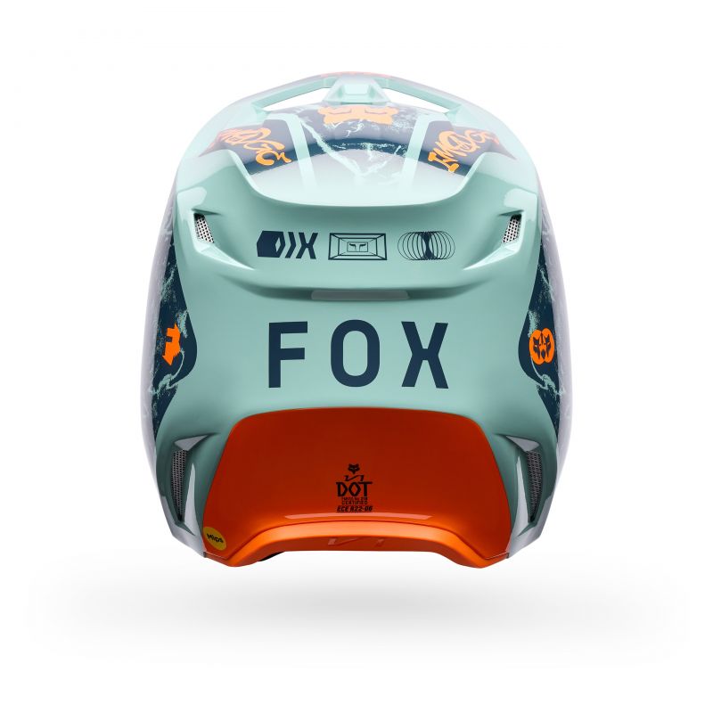 Kask Motocyklowy Fox V1 Image Print Arctic Blue