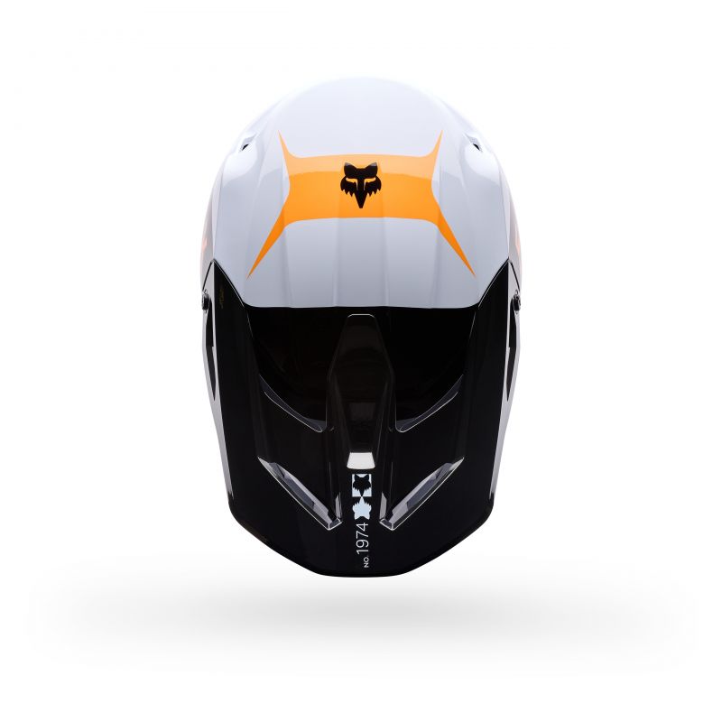 Kask Motocyklowy Fox V1 Noble Black White