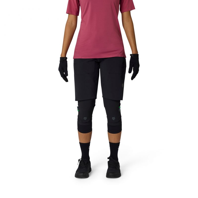 Spodenki Rowerowe Damskie Fox Flexair Black