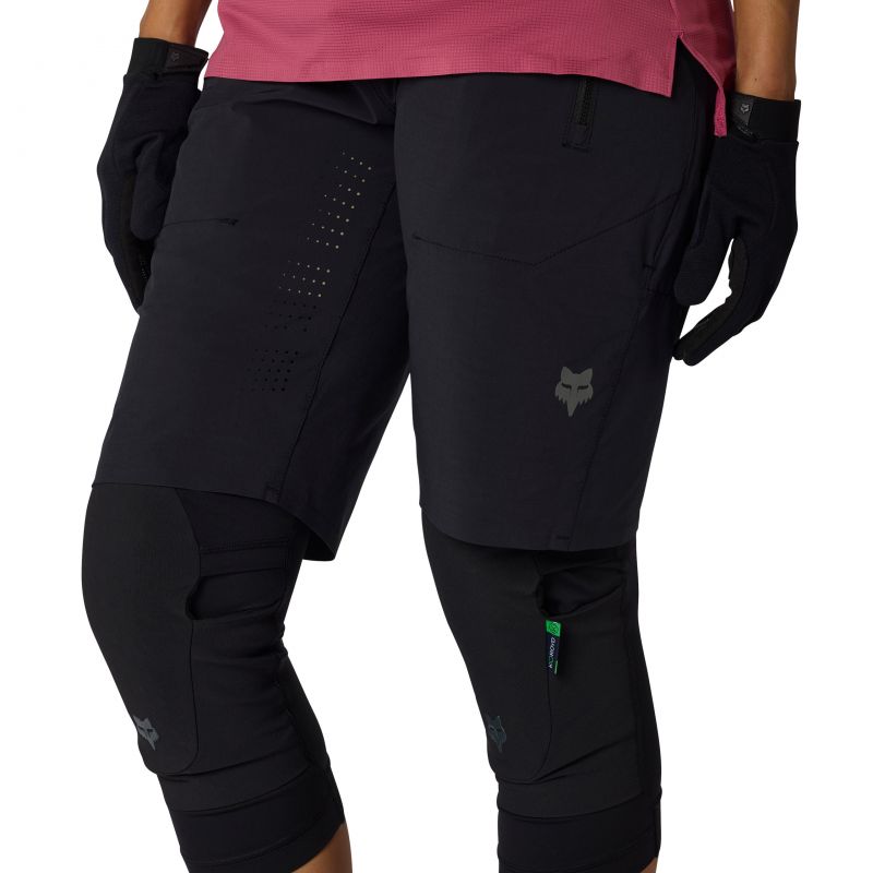 Spodenki Rowerowe Damskie Fox Flexair Black