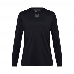 Koszulka Rowerowa Z Długim Rękawem Fox Flexair Black