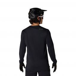 Koszulka Rowerowa Z Długim Rękawem Fox Flexair Black