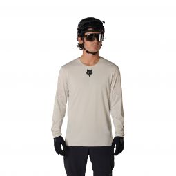 Koszulka Rowerowa Z Długim Rękawem Fox Flexair Chalk