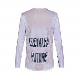 Koszulka Rowerowa Z Długim Rękawem Fox Flexair Diffuse Se White