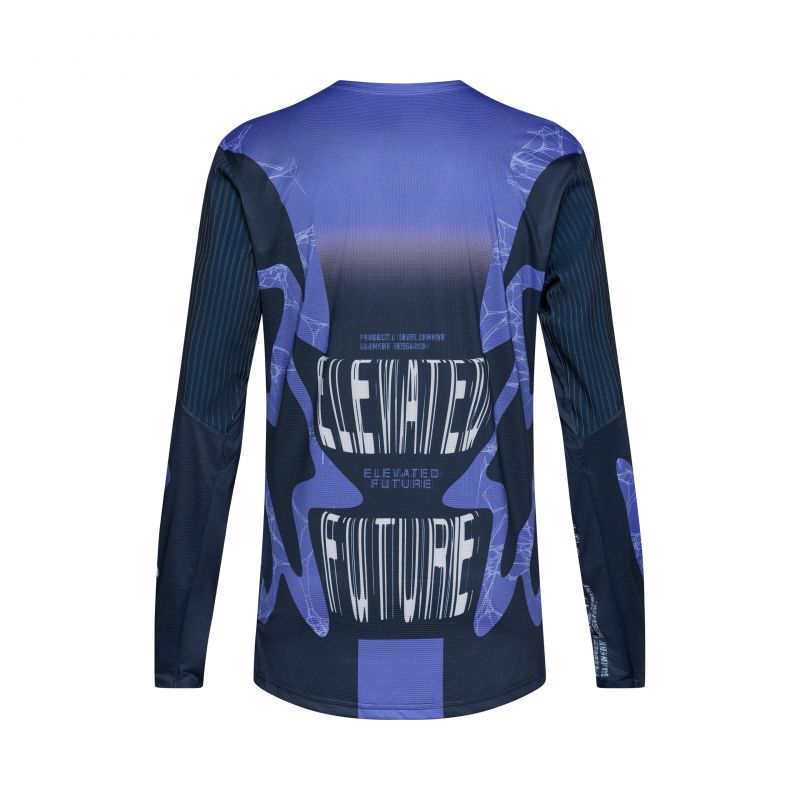 Koszulka Rowerowa Z Długim Rękawem Fox Flexair Diffuse Se Blueberry