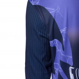 Koszulka Rowerowa Z Długim Rękawem Fox Flexair Diffuse Se Blueberry