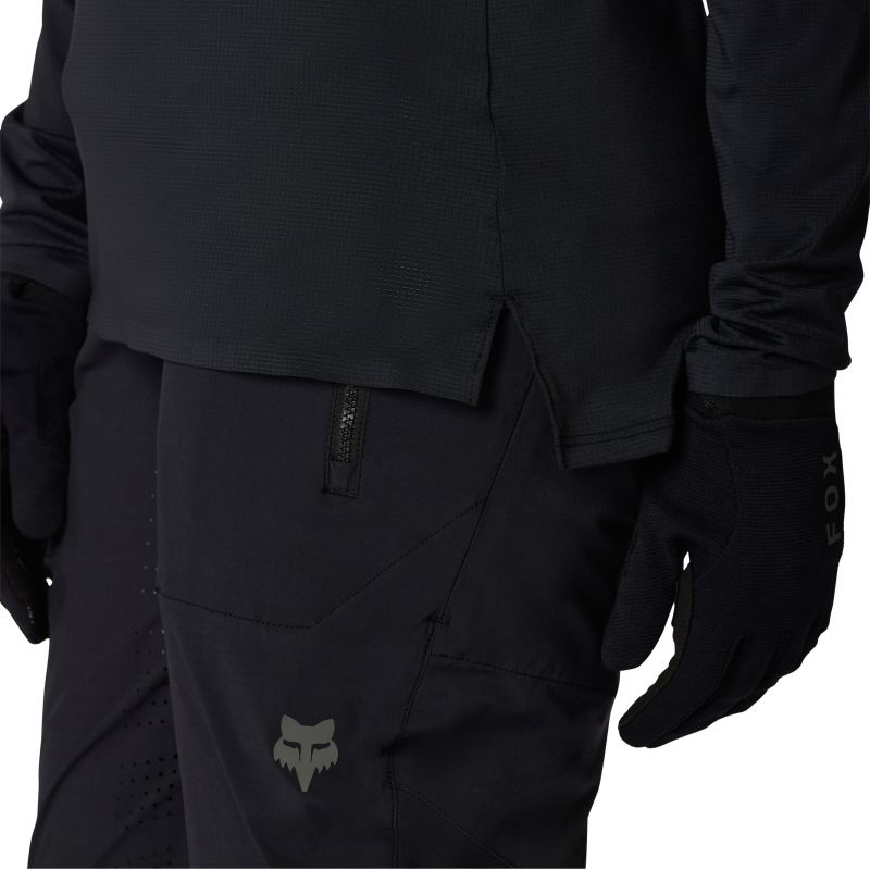 Koszulka Rowerowa Z Długim Rękawem Damska Fox Flexair Black