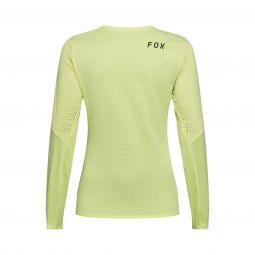 Koszulka Rowerowa Z Długim Rękawem Damska Fox Flexair Lime