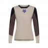 Koszulka Rowerowa Z Długim Rękawem Damska Fox Defend Park Chalk