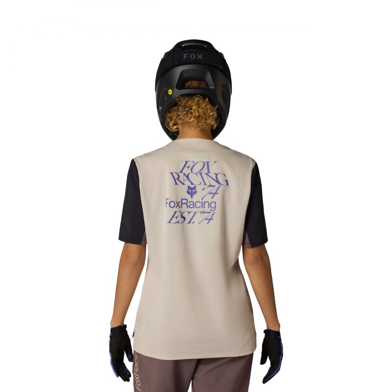 Koszulka Rowerowa Damska Fox Defend Park Chalk