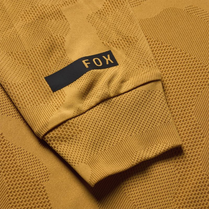 Koszulka Rowerowa Z Długim Rękawem Fox Ranger Tru Dri Bronze