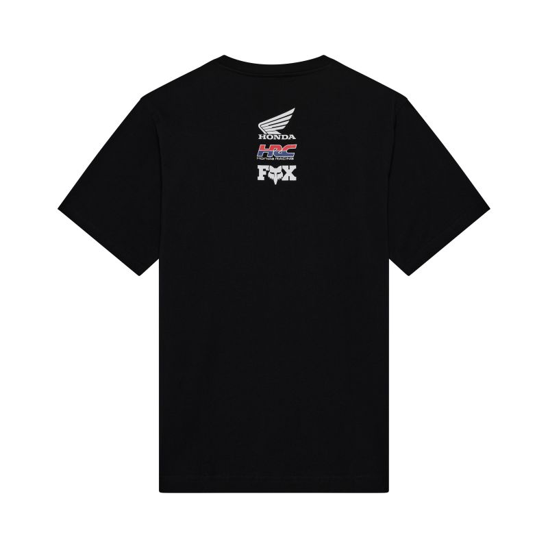 T-Shirt Fox Honda Midweight Black
