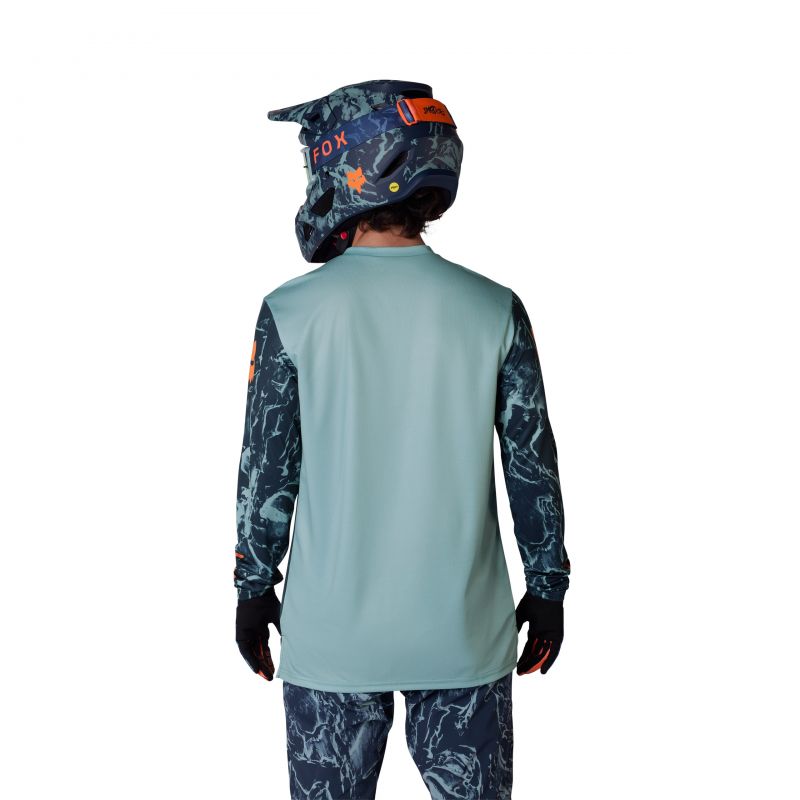 Koszulka Rowerowa Z Długim Rękawem Fox Ranger Img Print Arctic Blue