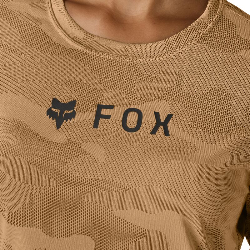 Koszulka Rowerowa Z Długim Rękawem Damska Fox Ranger Tru Dri Nutmeg
