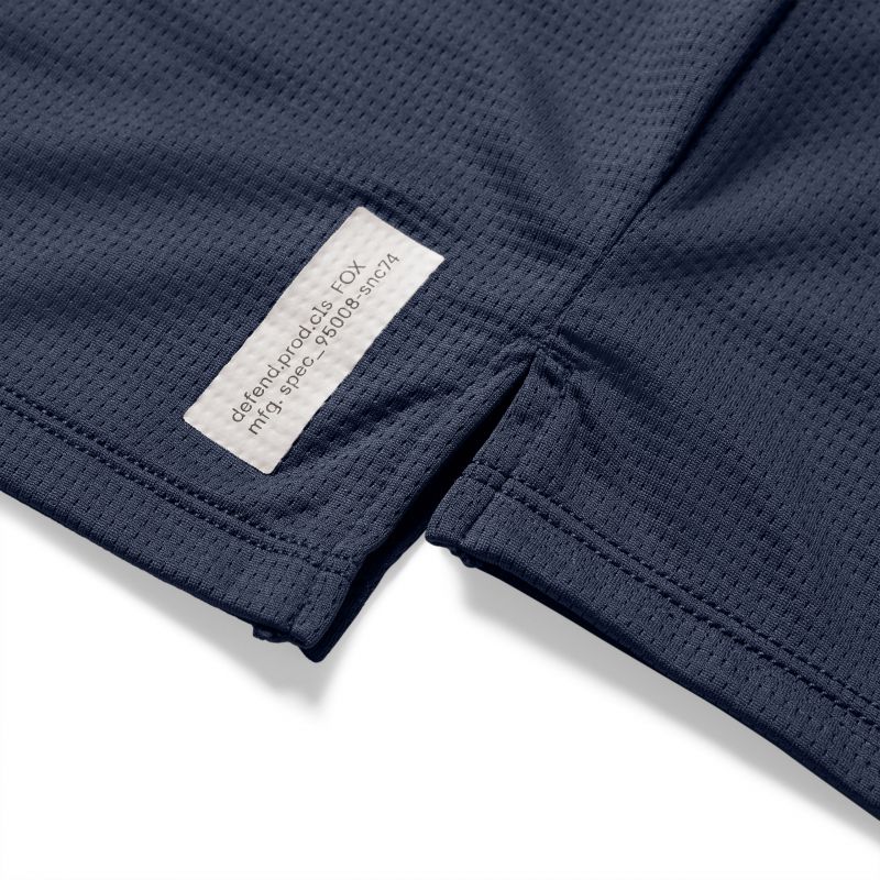 Koszulka Rowerowa Z Długim Rękawem Junior Fox Defend Galaxy Blue