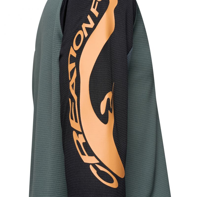 Koszulka Rowerowa Z Długim Rękawem Junior Fox Defend Creation Sage