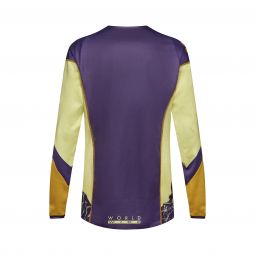 Bluza Motocyklowa Fox 180 Image Print Purple Yellow