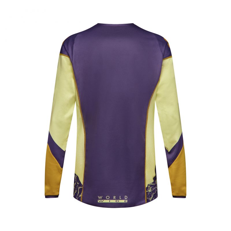 Bluza Motocyklowa Fox 180 Image Print Purple Yellow