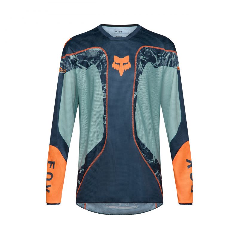 Bluza Motocyklowa Fox 180 Image Print Arctic Blue