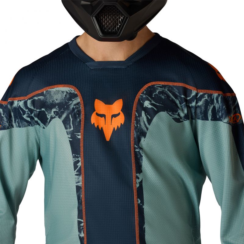 Bluza Motocyklowa Fox 180 Image Print Arctic Blue