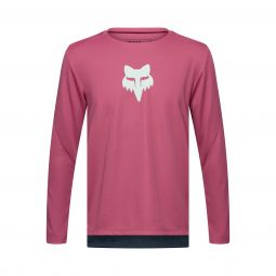 Koszulka Rowerowa Z Długim Rękawem Junior Fox Ranger Berry