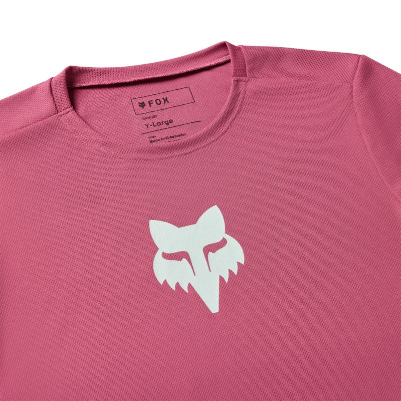 Koszulka Rowerowa Z Długim Rękawem Junior Fox Ranger Berry