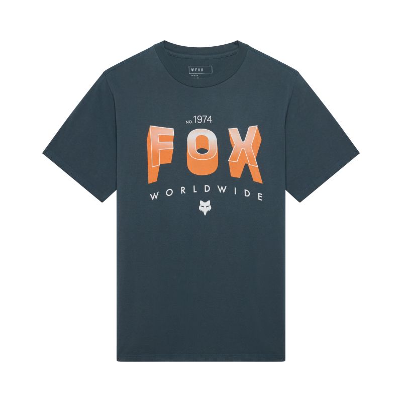 T-Shirt Fox Block 195 Original Deep Cobalt