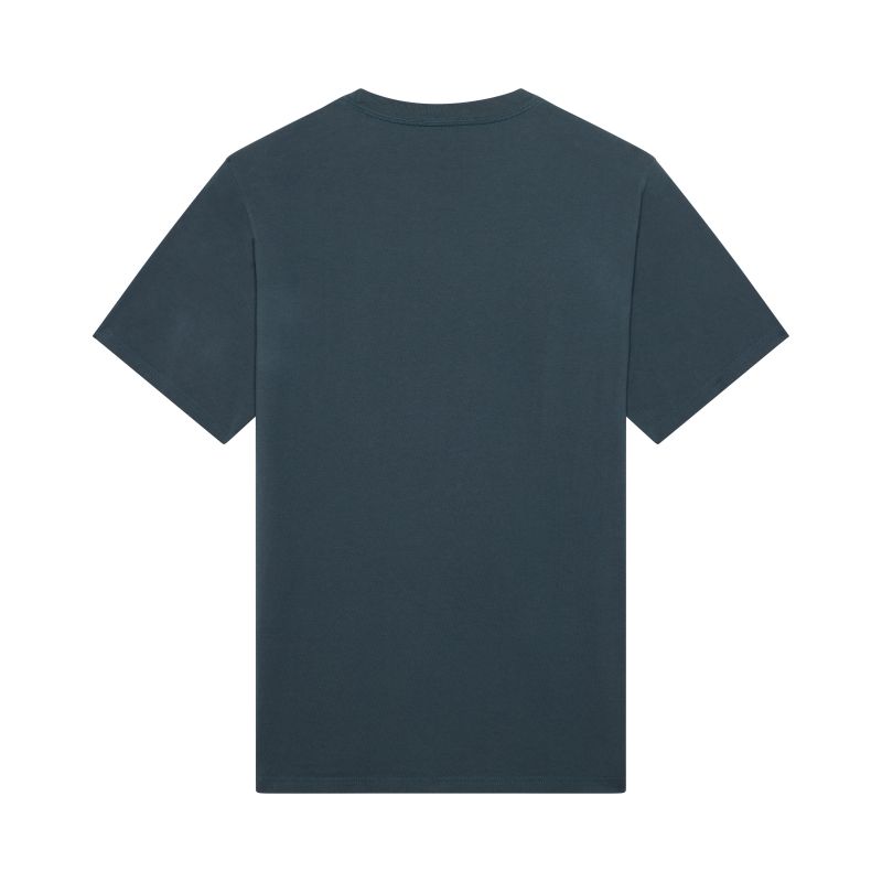 T-Shirt Fox Block 195 Original Deep Cobalt