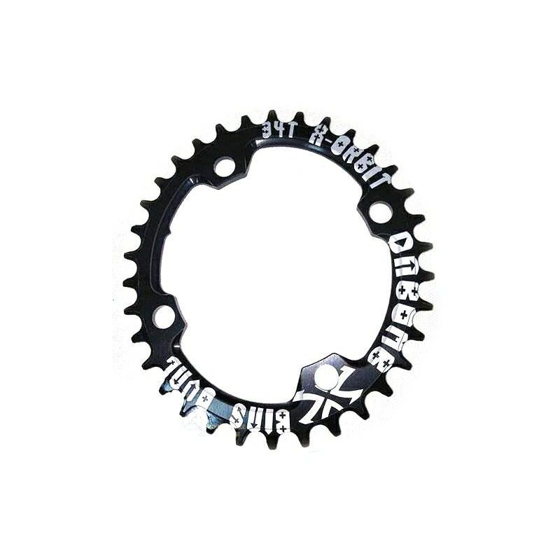 Zębatka Owalna Da Bomb X-Orbit 34Tczarna