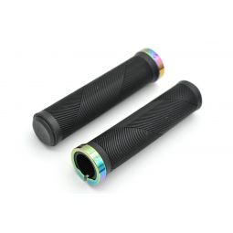 Chwyty Bicyklon Single Lock-On Rainbow