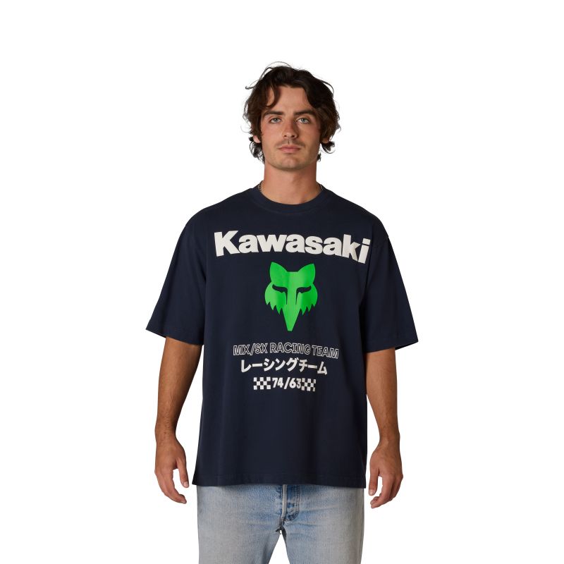 T-Shirt Fox Kawasaki Midweight Midnight
