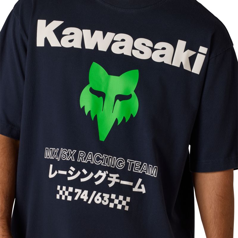 T-Shirt Fox Kawasaki Midweight Midnight