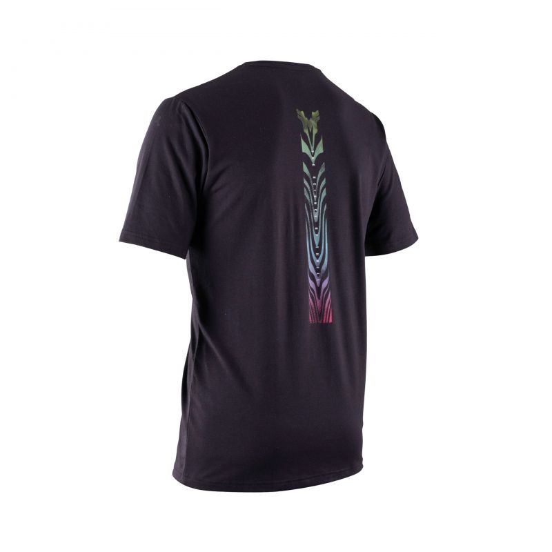 T-Shirt Leatt Core Black Green