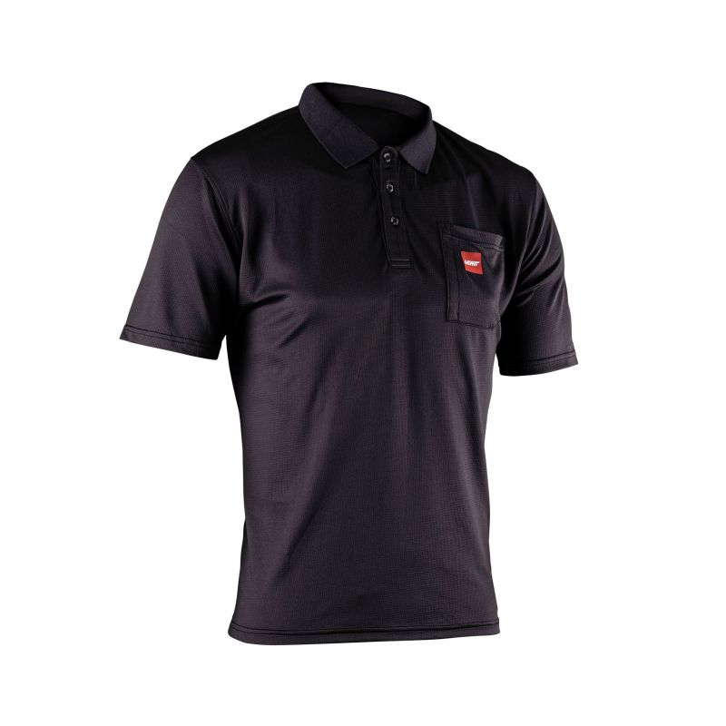 T-Shirt Leatt Polo Team Black