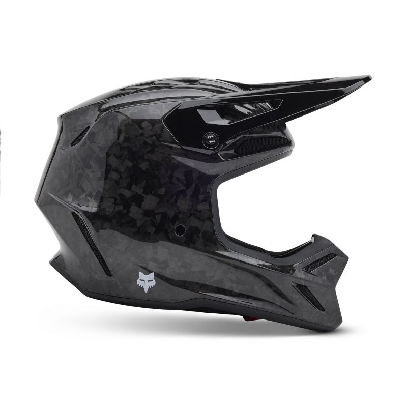 Kask Motocyklowy Fox V3 Rs Carbon Solid Black
