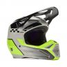 Kask Motocyklowy Junior Fox V1 Collect Grey Yellow