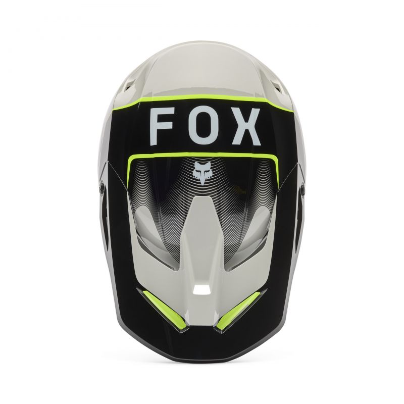Kask Motocyklowy Junior Fox V1 Collect Grey Yellow