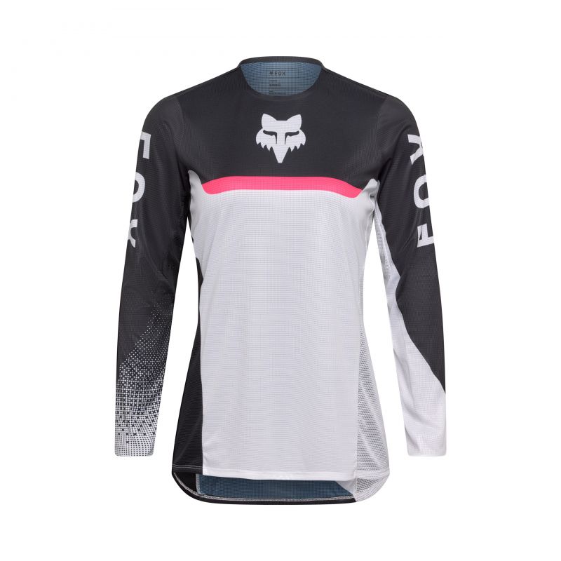 Bluza Motocyklowa Damska Fox Flexair Fracture White Black