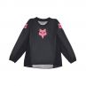 Bluza Motocyklowa Junior Fox Girls Blackout Black Black