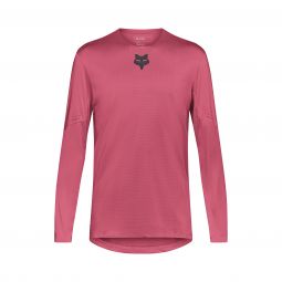 Koszulka Rowerowa Z Długim Rękawem Fox Flexair Berry