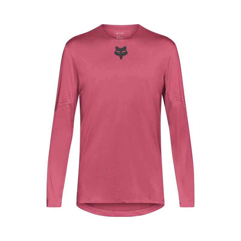 Koszulka Rowerowa Z Długim Rękawem Fox Flexair Berry