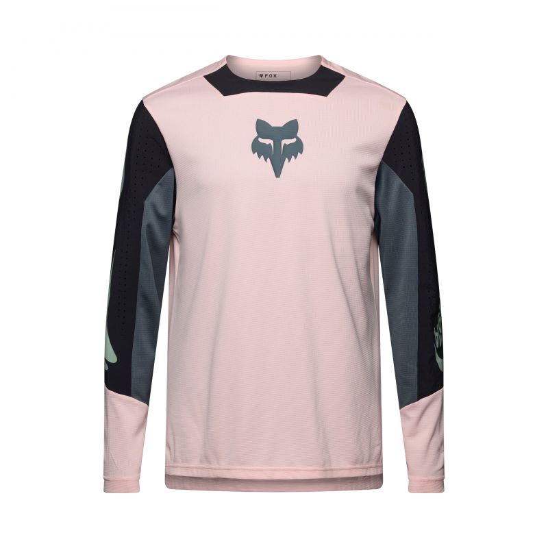 Koszulka Rowerowa Z Długim Rękawem Junior Fox Defend Creation Blush