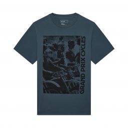 T-Shirt Fox Circa 74 195 Photo Deep Cobalt