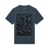 T-Shirt Fox Circa 74 195 Photo Deep Cobalt