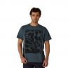T-Shirt Fox Circa 74 195 Photo Deep Cobalt
