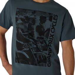 T-Shirt Fox Circa 74 195 Photo Deep Cobalt